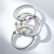 David Yurman cable bracelets