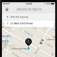 Uber offers a strong mobile experience