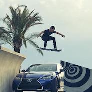 Lexus Hoverboard in action