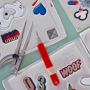 Anya Hindmarch's leather stickers 