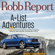 Robb Report's August 2015 cover 