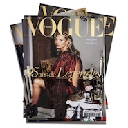 Kate Moss on the cover of Vogue Paris' 95th anniversary issue 