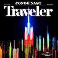 Condé Nast Traveler's November cover 