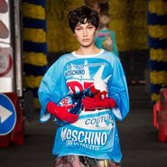 Look from Moschino's spring/summer 2016 runway show