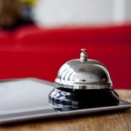 Tablets and smartphones may replace traditional hotel front desks 