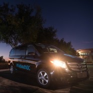 Mercedes/Via ride-share promotional photo