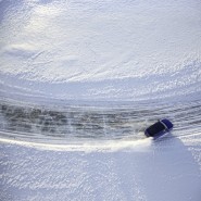 Range Rover Sport SVR on ice