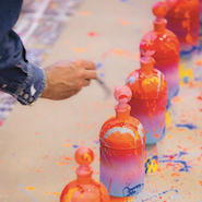 JonOne paints Guerlain bottles for 2016 