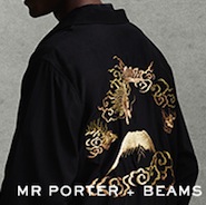 Mr Porter x BEAMS promotions 