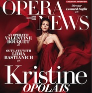 Photo credit: Kristian Schuller Caption: This month, soprano Kristine Opolais is featured on the cover of OPERA NEWS.