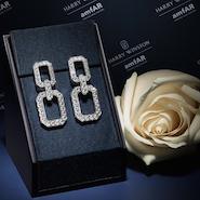 Harry Winston diamond earrings donated for amfAR New York Gala auction