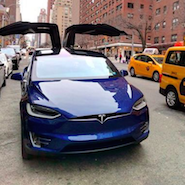 Tesla Model X in New York