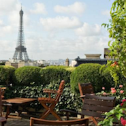 View from Hotel Raphael in Paris, a member of The Leading Hotels of the World