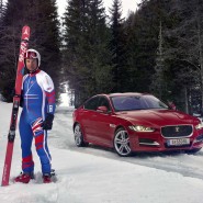 Jaguar XE and Olympic skiier Graham Bell