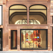 Exterior of Moynat boutique on New York's Madison Avenue