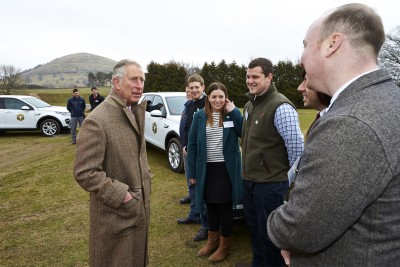 Prince of Wales with Cumbrian farmers