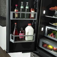 Jenn-Air's Obsidian interior fridge 