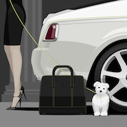Promotional image for Rolls-Royce Wraith Luggage Collection
