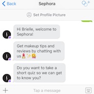 Sephora's Kik account 
