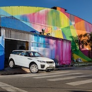 Jaguar Land Rover's mural at Casa de Cultura