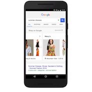ASOS's beta ads on Google's new shoppable ad platform 