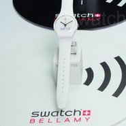 The Swatch Bellamy watch is getting its first introduction to Western markets 