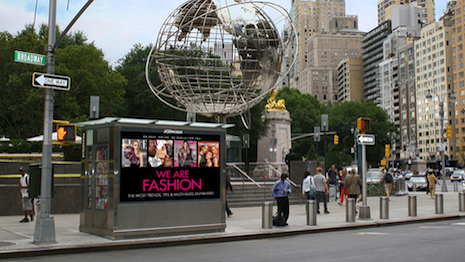 Hearst's We Are Fashion, seen on a newsstand in Columbus Circle, New York 