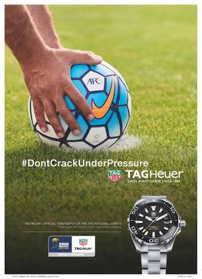 Tag Heuer AFC ad