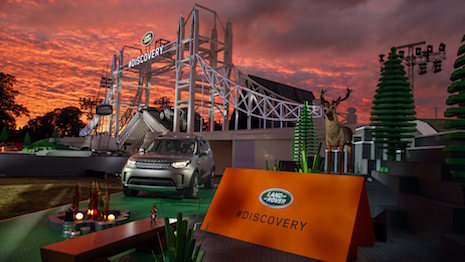 Land Rover Discovery reveal with Lego 