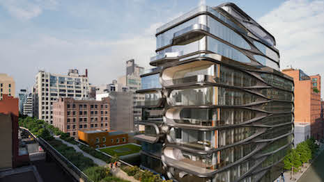 520 West 28th Street in New York, designed by Zaha Hadid