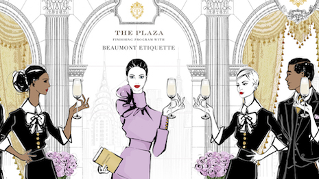 The Plaza Hotel Finishing School. Illustration by Meghan Hess