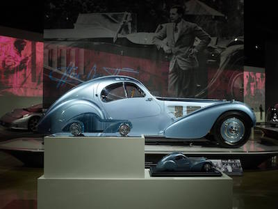 bugatti.petersen auto musuem display