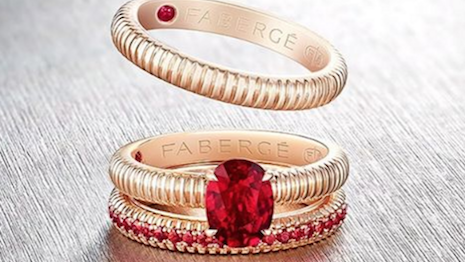 Fabergé ruby engagement ring 