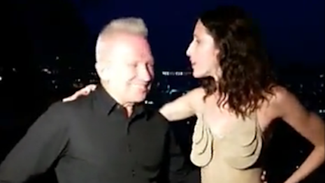 Candid shot of Jean Paul Gaultier, as seen on Snapchat