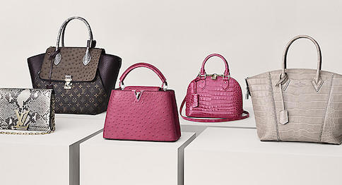 Louis Vuitton's Rare and Exceptional handbags in exotic skins 
