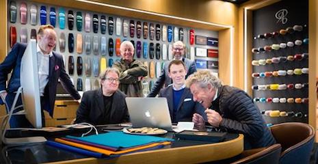 Roger Daltrey with Rolls-Royce's team