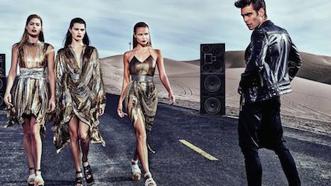 Image from Balmain's spring/summer 2017 ad campaign