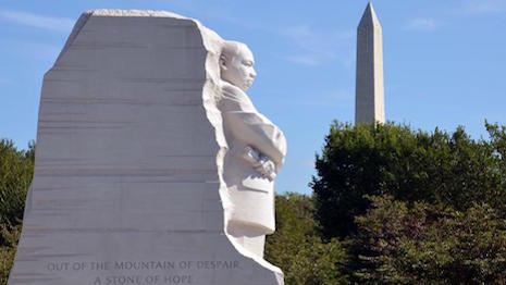 Martin Luther King, Jr. Memorial in Washington. Photo courtesy of the National Park Service 