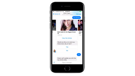 Vogue Messenger bot