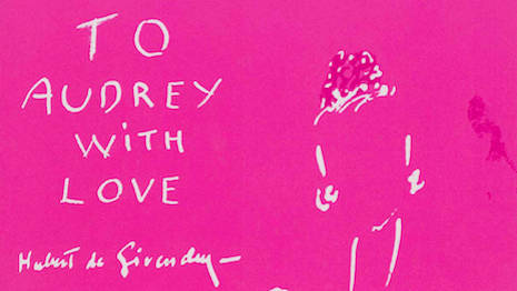 Hubert de Givenchy: To Audrey With Love exhibition poster 