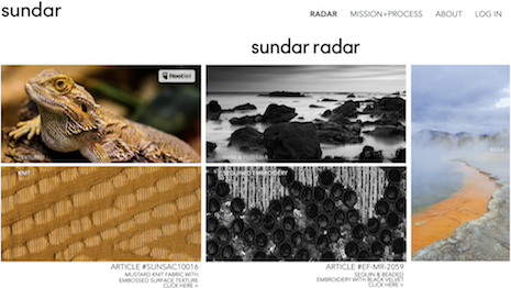 Sundar's Radar section of its Web site 