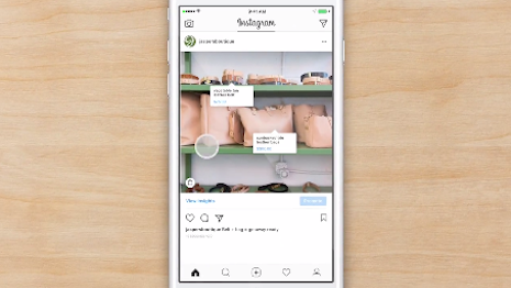 Instagram shopping feature