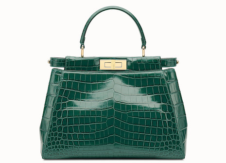 Fendi crocodile handbag