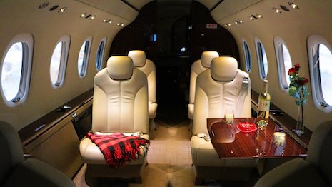 NetJets personalized cabin