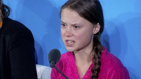 Greta Thunberg addressing the U.N. Climate Action Summit 2019 on Sept. 23 in New York. Image credit: ABC News
