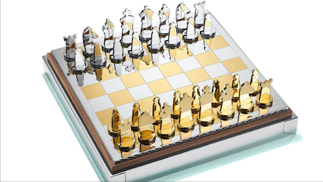 LVMH makes a move: Tiffany chess set made by master artisans over a year 2019. Image credit: Tiffany