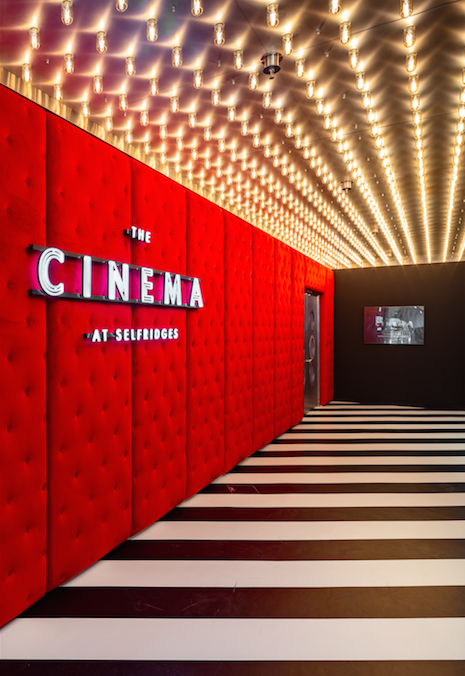 Foyer of the Cinema at Selfridges on London's Oxford Street. Image courtesy of Selfridges. Photo and copyright: Matt Writtle