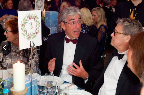 Walpole chairman and Harrods managing director Michael Ward (left) at the Walpole British Luxury Awards 2019. Image credit: Walpole