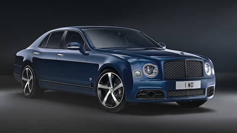 Sign-off model: Bentley Mulsanne 6.75 Edition. Image courtesy of Bentley Motors