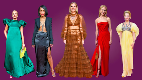 Jodie Comer, Kerry Washington, Gwyneth Paltrow, Nicole Kidman and Cate Blanchett at the Jan. 5, 2020 Golden Globes. Image credit: The Times, thetimes.co.uk